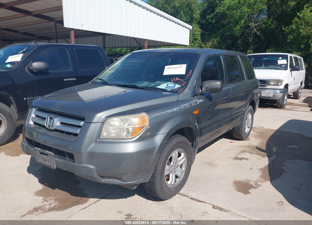 2007 HONDA PILOT LX VIN: 5FNYF28187B009728