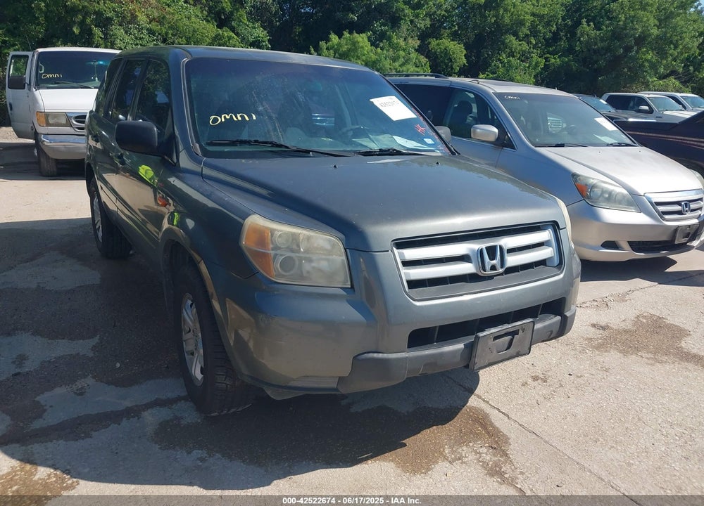 2007 HONDA PILOT LX VIN: 5FNYF28187B009728