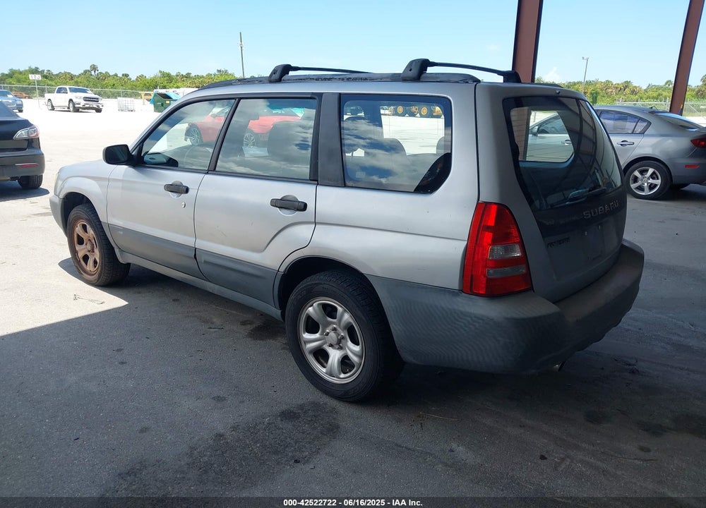 2004 SUBARU FORESTER 2.5X VIN: JF1SG636X4G714227