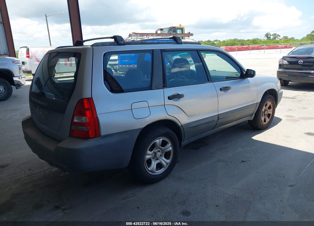 2004 SUBARU FORESTER 2.5X VIN: JF1SG636X4G714227