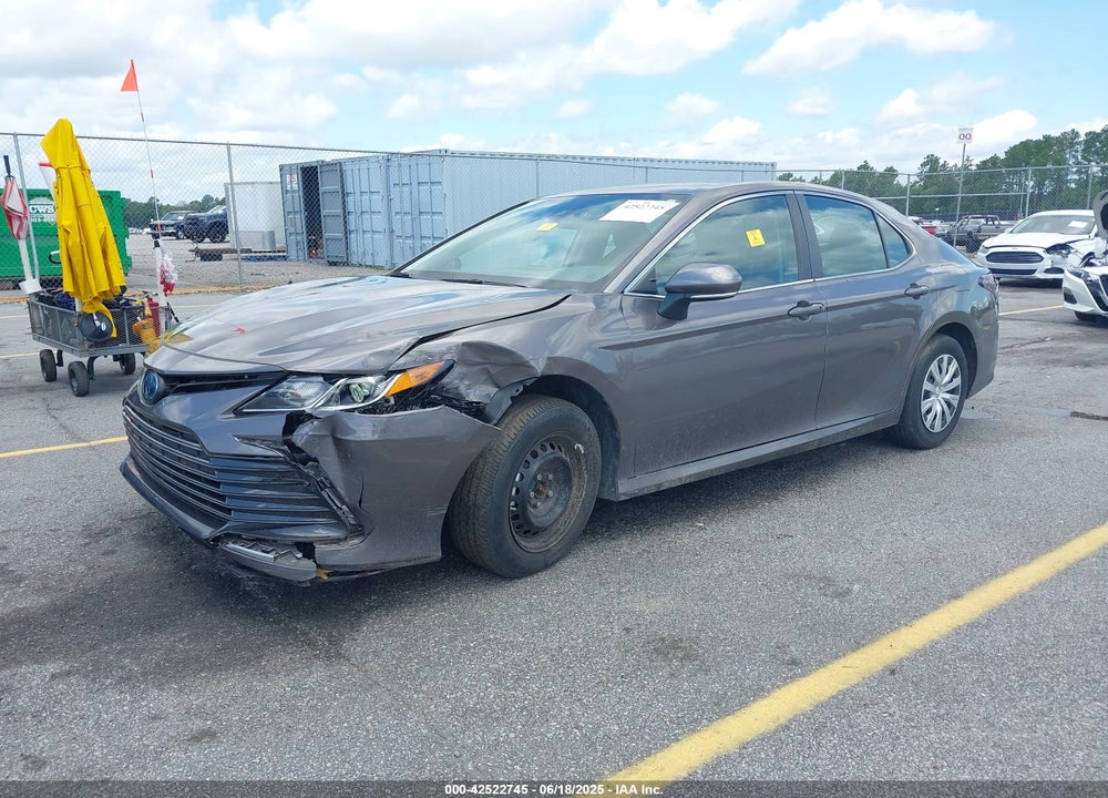 2022 TOYOTA CAMRY LE HYBRID VIN: 4T1C31AK8NU581785