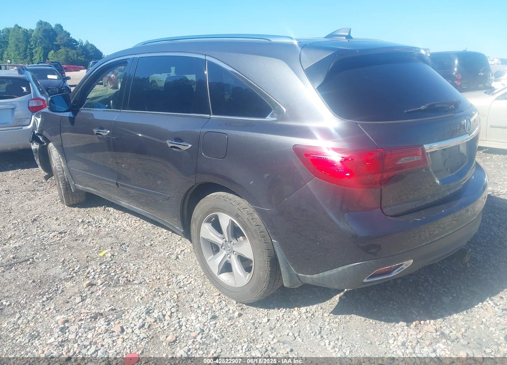 2014 ACURA MDX VIN: 5FRYD3H29EB007969