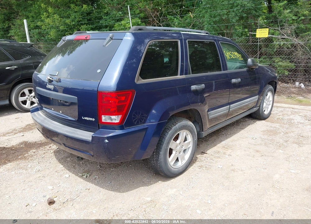2005 JEEP GRAND CHEROKEE LAREDO VIN: 1J4GR48K25C518614