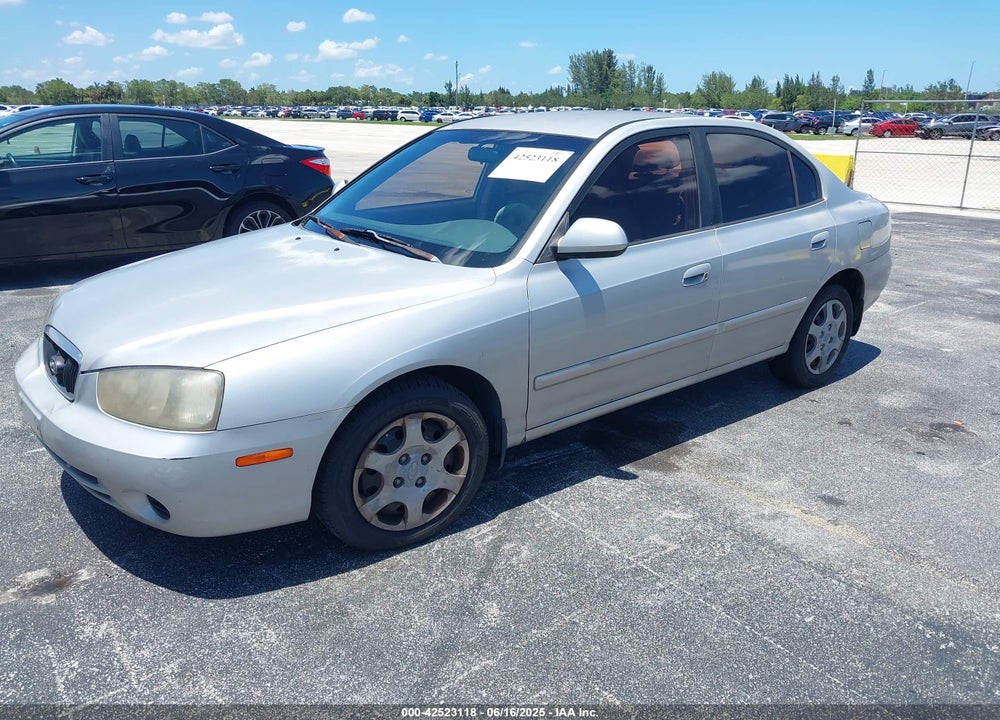 2002 HYUNDAI ELANTRA GLS VIN: KMHDN45DX2U310539