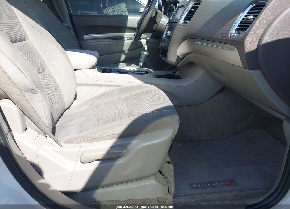 2012 DODGE DURANGO VIN: 1C4RDHAG0CC212597
