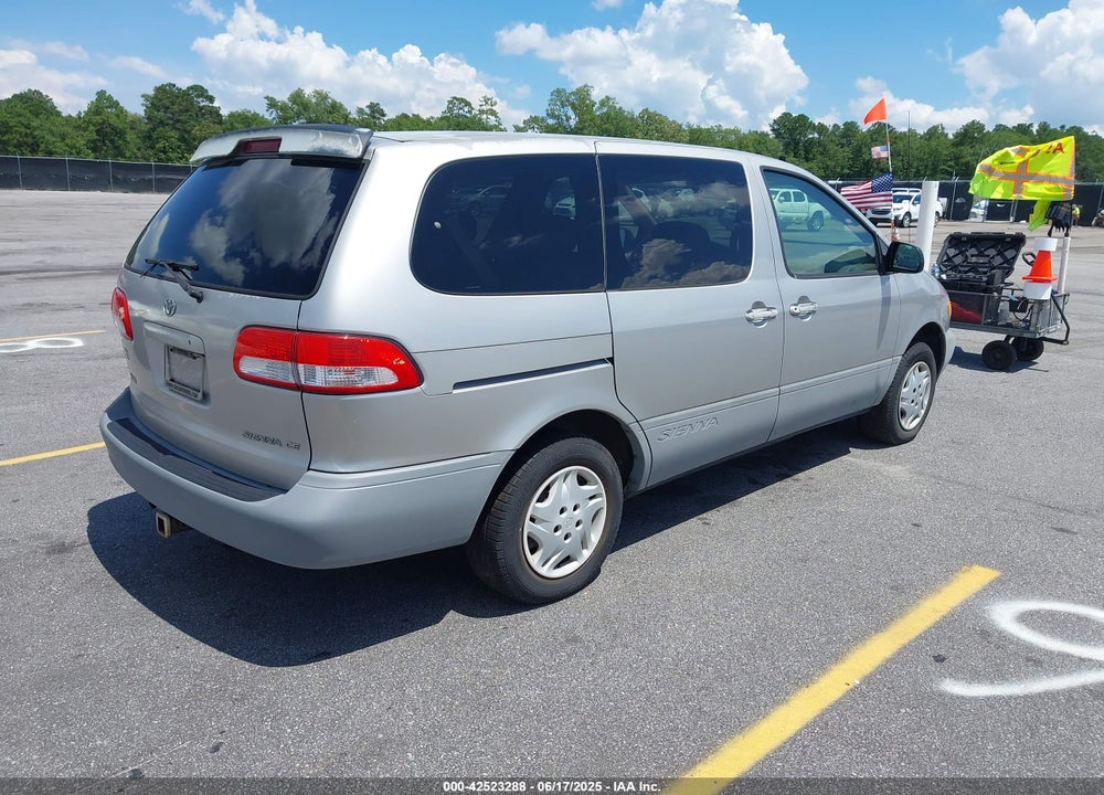 2001 TOYOTA SIENNA CE VIN: 4T3ZF19C51U405471