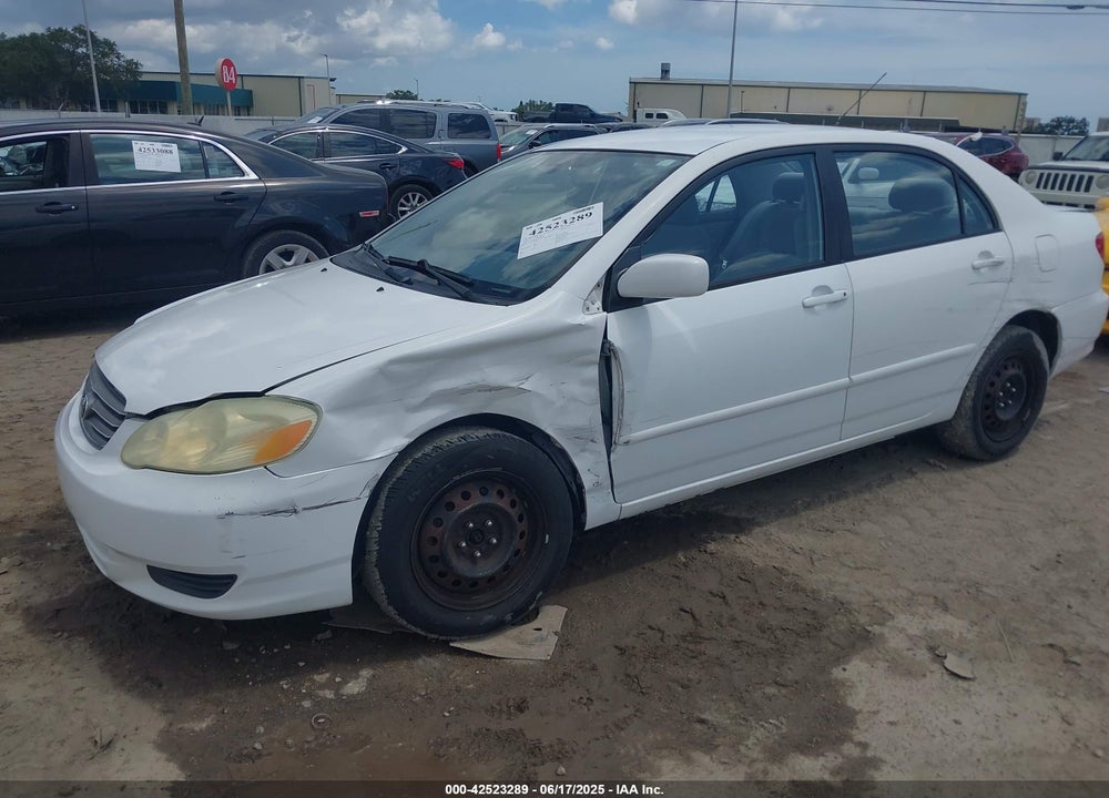 2004 TOYOTA COROLLA LE VIN: 2T1BR32E54C288702