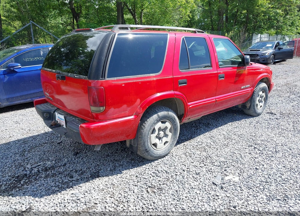 2004 CHEVROLET BLAZER LS VIN: 1GNDT13X94K142808