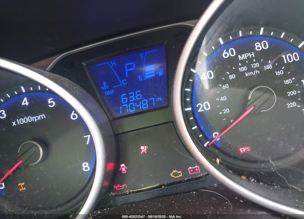 2013 HYUNDAI TUCSON VIN: KM8JUCAC9DU774373