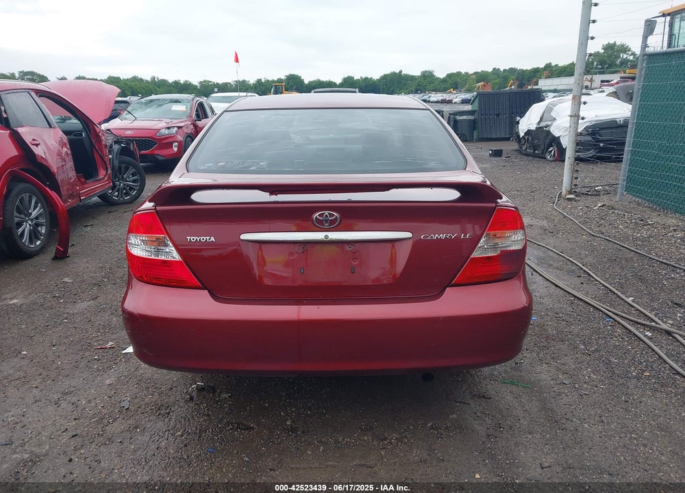 2003 TOYOTA CAMRY LE VIN: 4T1BE32K63U125653