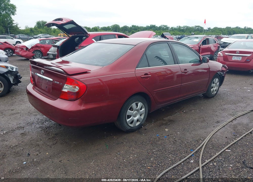 2003 TOYOTA CAMRY LE VIN: 4T1BE32K63U125653