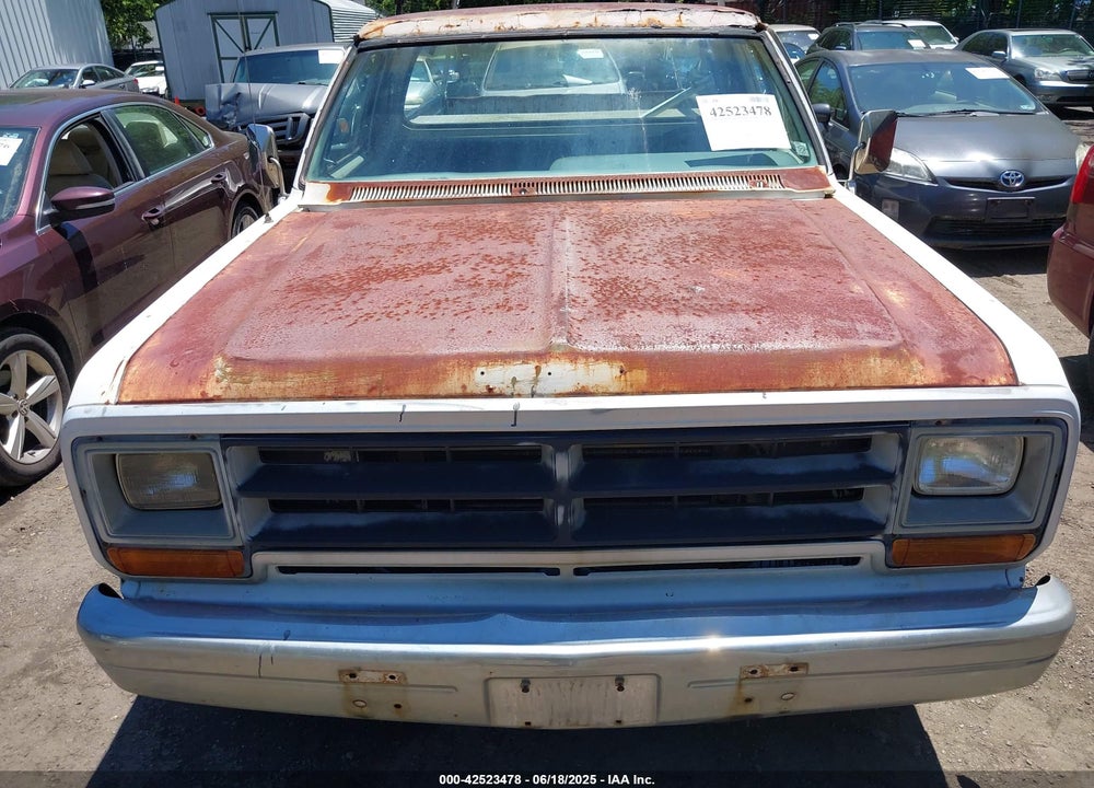 1987 DODGE D-SERIES D150 VIN: 1B7HD14TXHS389456