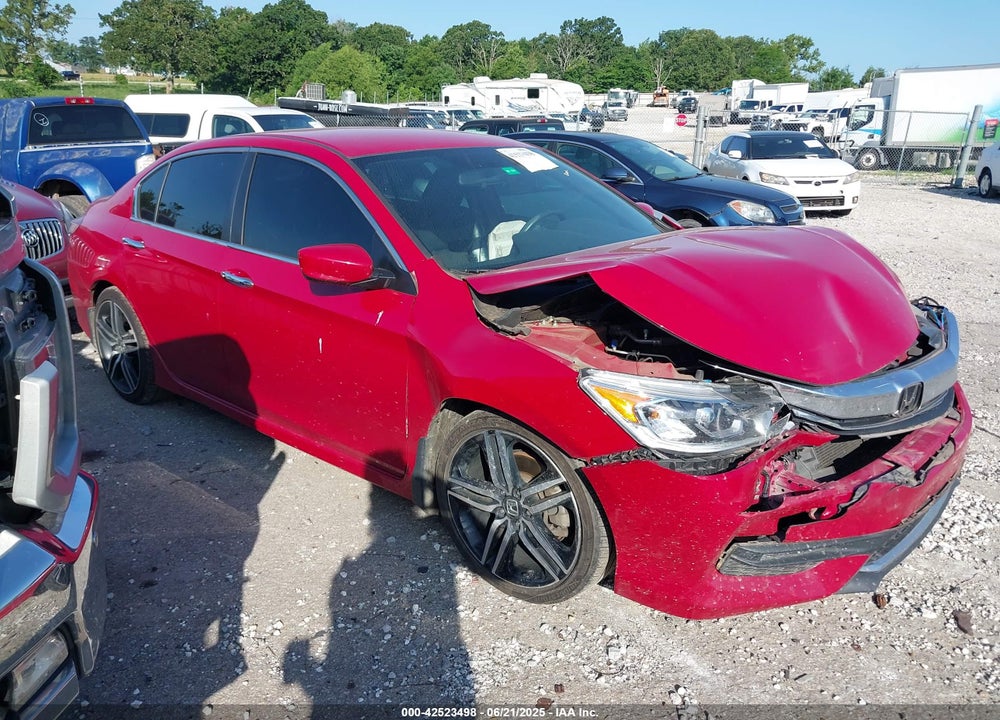 2016 HONDA ACCORD SPORT VIN: 1HGCR2F57GA027140