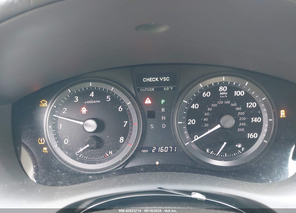 2007 LEXUS ES 350 VIN: JTHBJ46G372085415