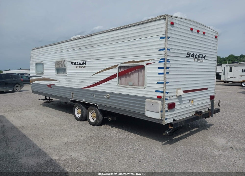 2008 FOREST RIVER SALEM EDGE 26QBLE TRAVEL TRAILER VIN: 4X4TSMB208R396445