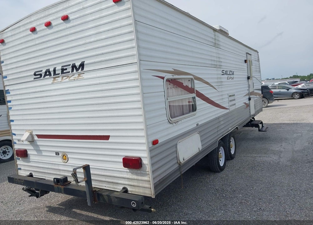 2008 FOREST RIVER SALEM EDGE 26QBLE TRAVEL TRAILER VIN: 4X4TSMB208R396445