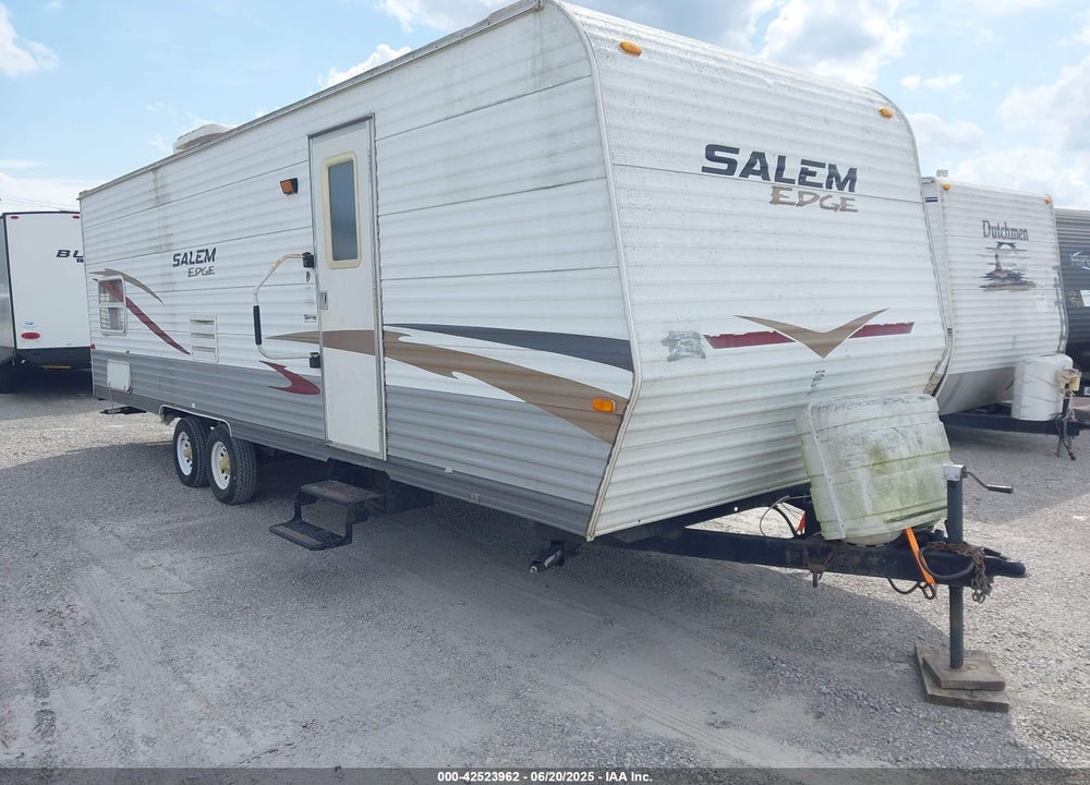 2008 FOREST RIVER SALEM EDGE 26QBLE TRAVEL TRAILER VIN: 4X4TSMB208R396445