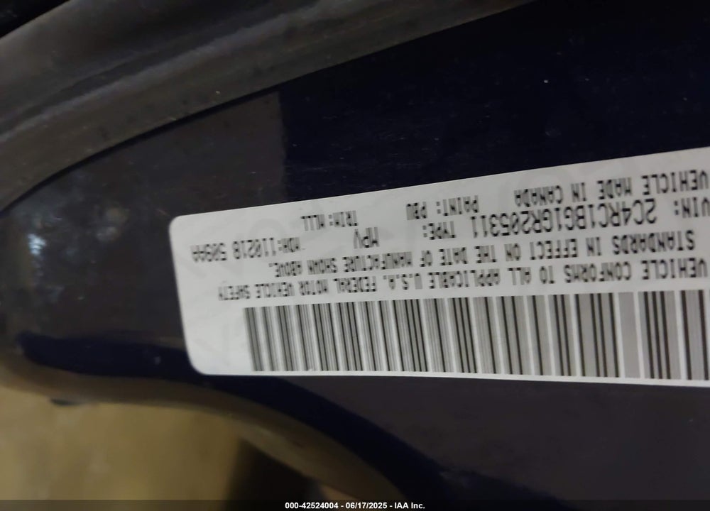 2016 CHRYSLER TOWN & COUNTRY TOURING VIN: 2C4RC1BG1GR205311