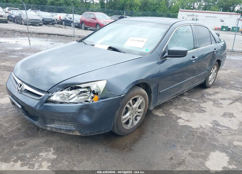 2007 HONDA ACCORD 2.4 EX VIN: 1HGCM56747A038792