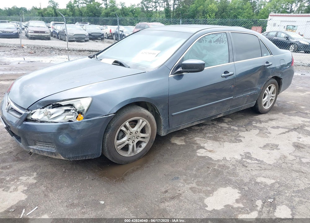 2007 HONDA ACCORD 2.4 EX VIN: 1HGCM56747A038792