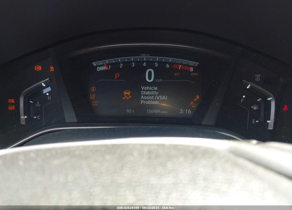 2017 HONDA CR-V VIN: 2HKRW2H8XHH611955