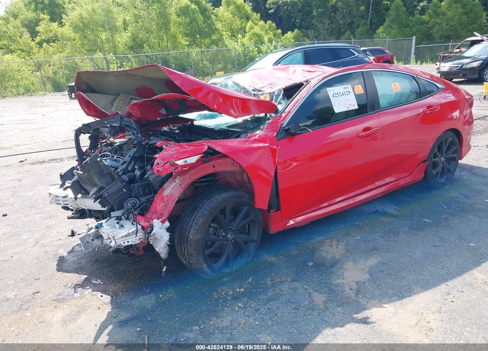2020 HONDA CIVIC VIN: 2HGFC2F80LH542338