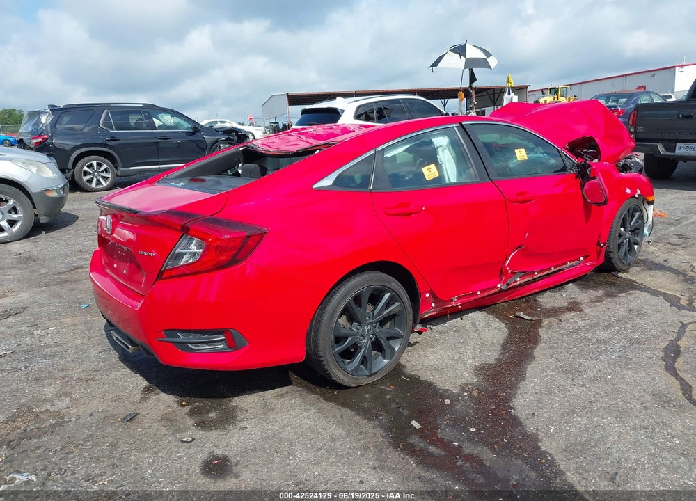 2020 HONDA CIVIC VIN: 2HGFC2F80LH542338