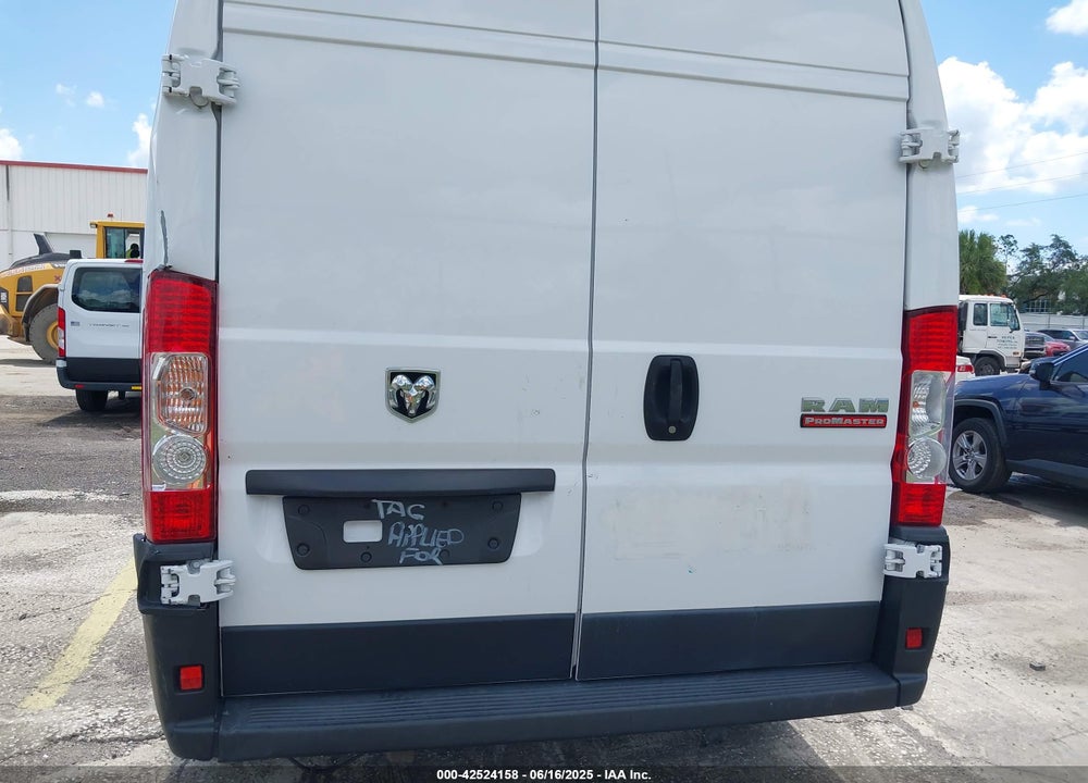 2020 RAM PROMASTER 2500 HIGH ROOF 159 WB VIN: 3C6TRVDG3LE101219