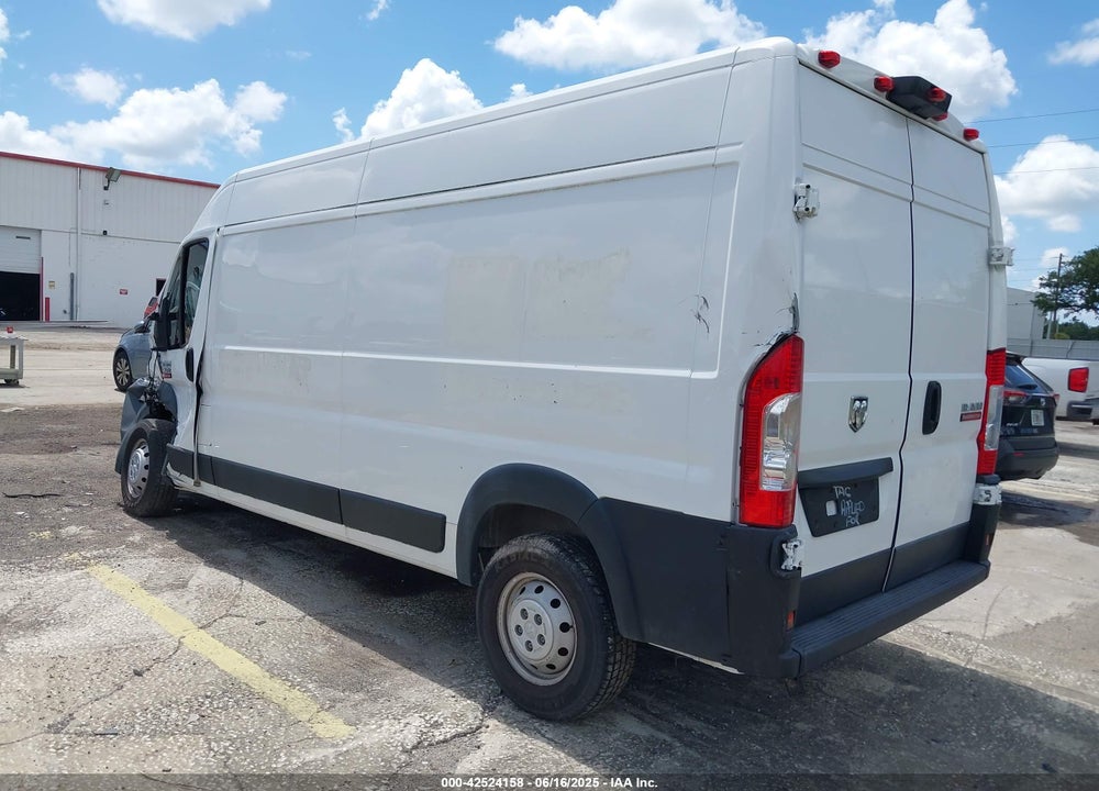 2020 RAM PROMASTER 2500 HIGH ROOF 159 WB VIN: 3C6TRVDG3LE101219