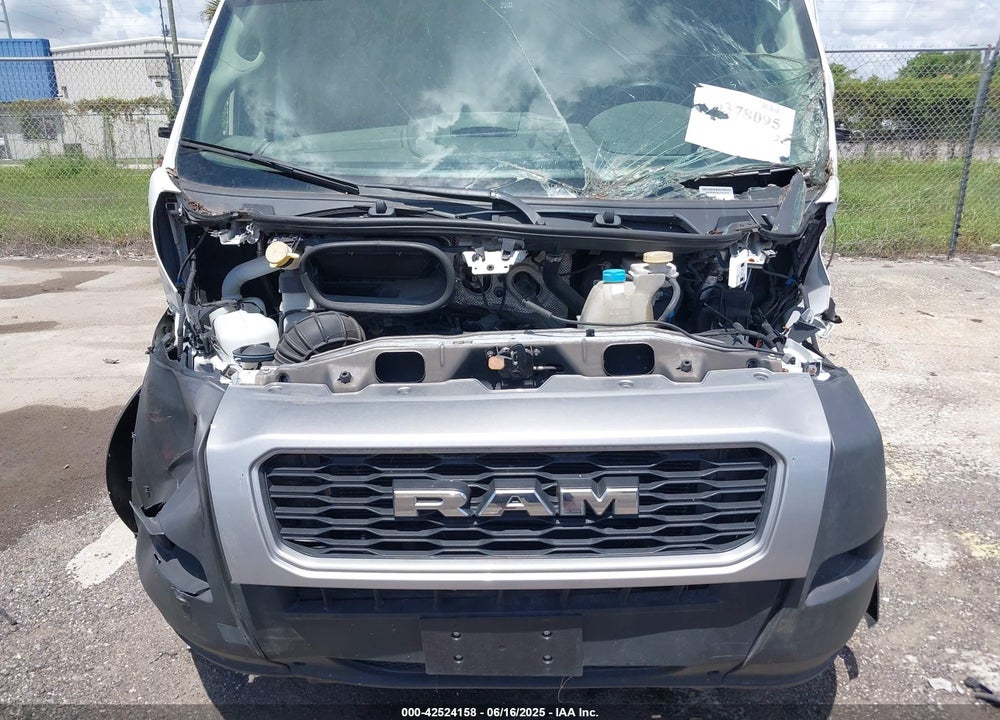 2020 RAM PROMASTER 2500 HIGH ROOF 159 WB VIN: 3C6TRVDG3LE101219