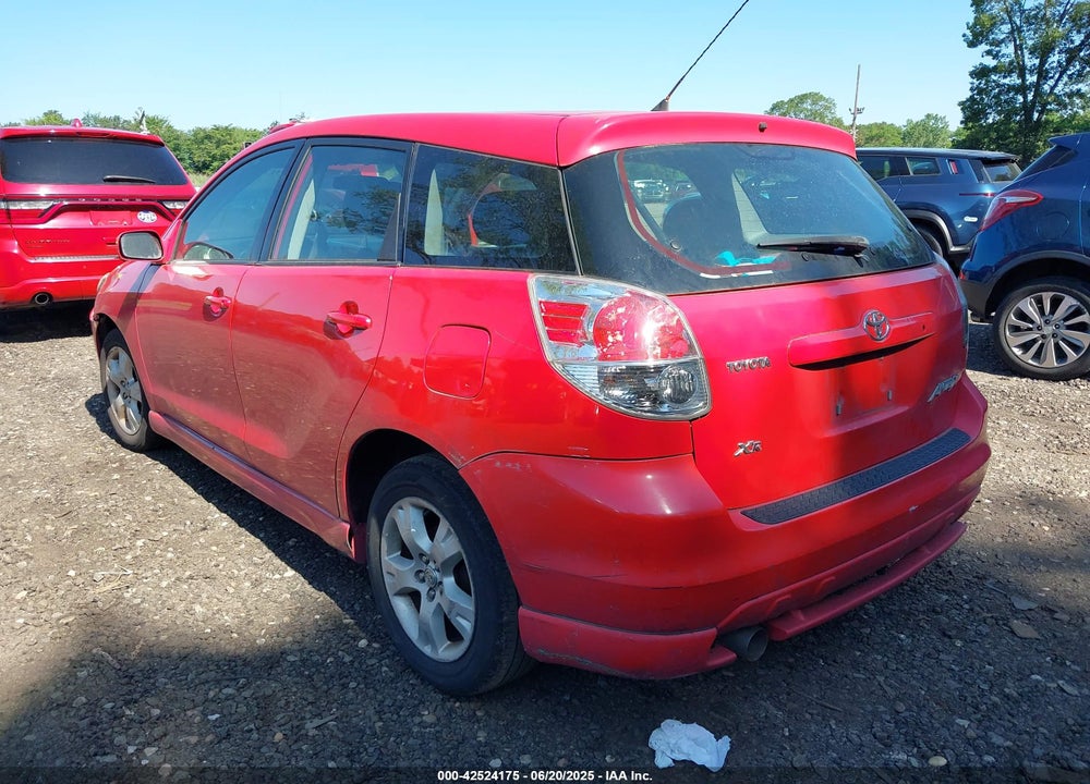 2008 TOYOTA MATRIX VIN: 2T1KR32E78C706599