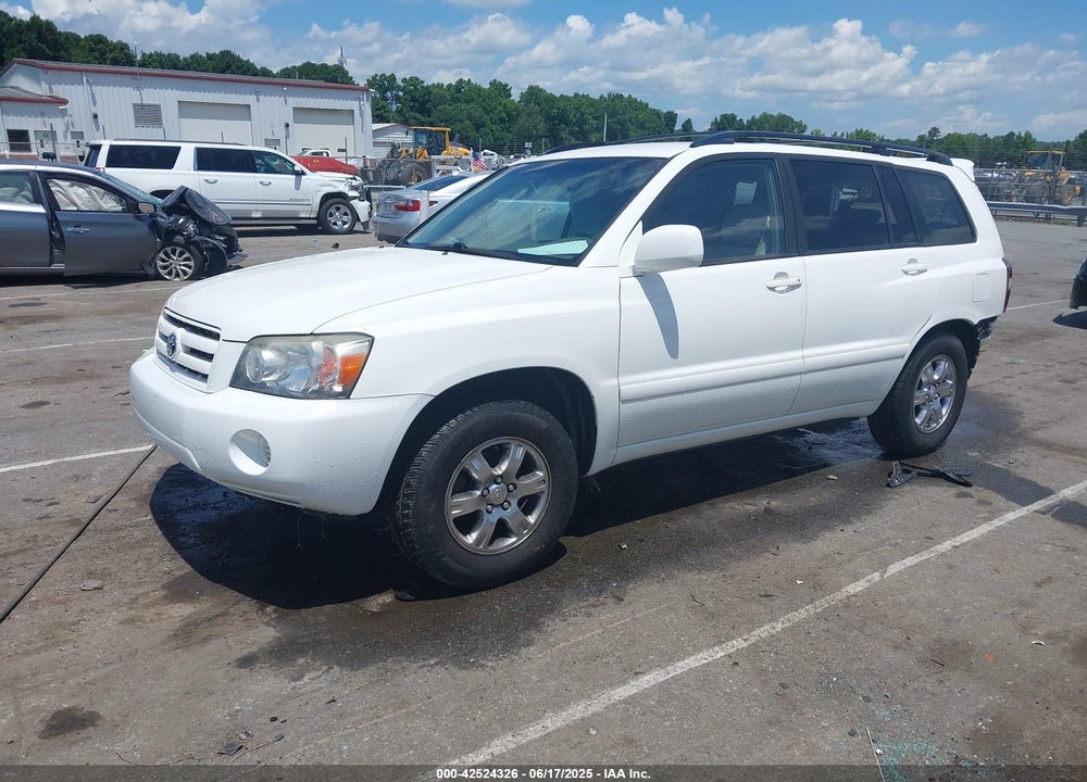 2007 TOYOTA HIGHLANDER V6 VIN: JTEDP21AX70138845
