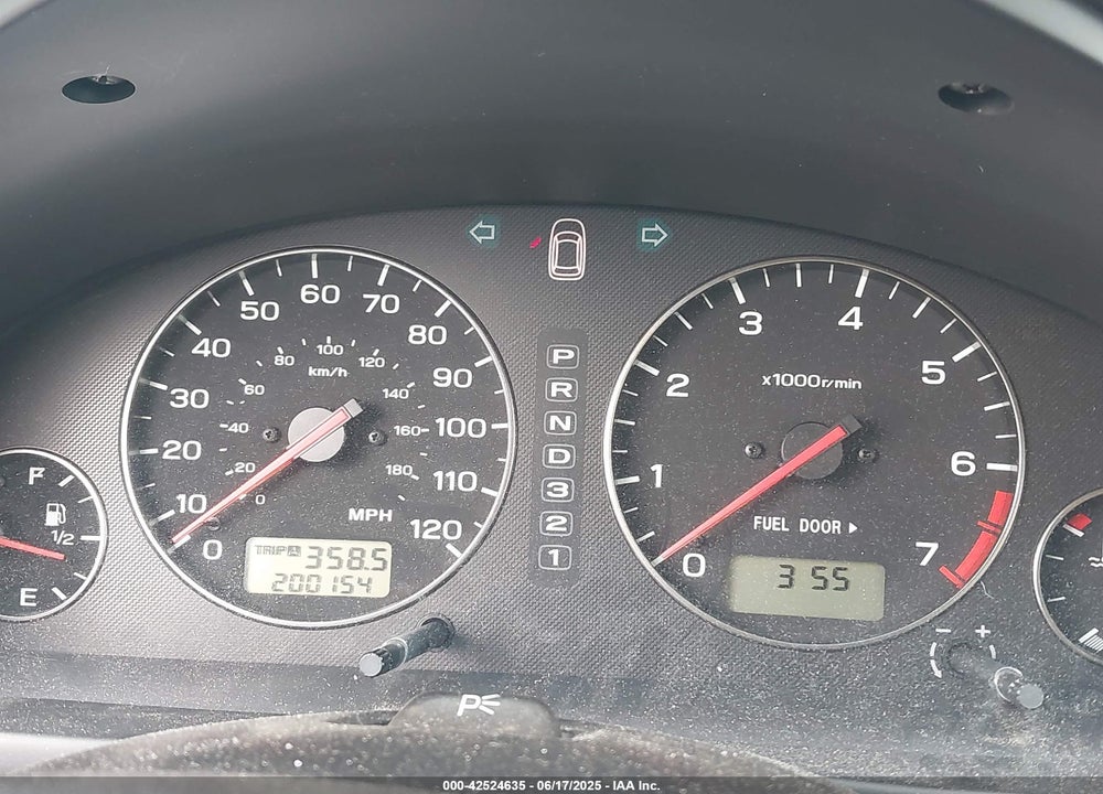 2003 SUBARU OUTBACK VIN: 4S3BH675337624859