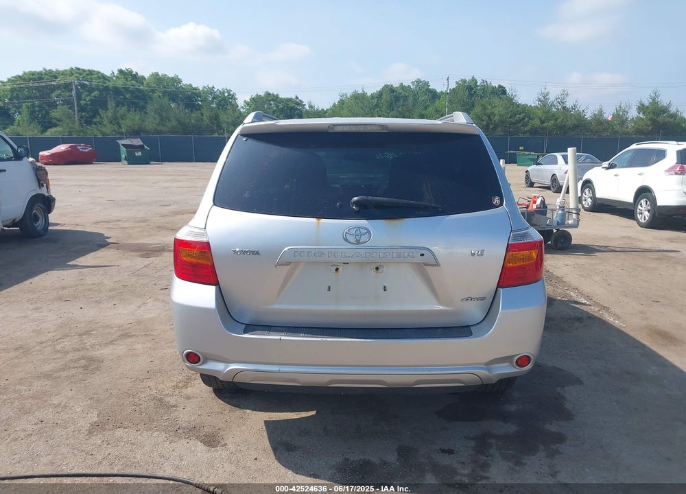 2008 TOYOTA HIGHLANDER LIMITED VIN: JTEES42A982024063