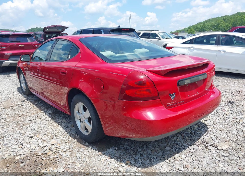 2008 PONTIAC GRAND PRIX VIN: 2G2WP552981160511