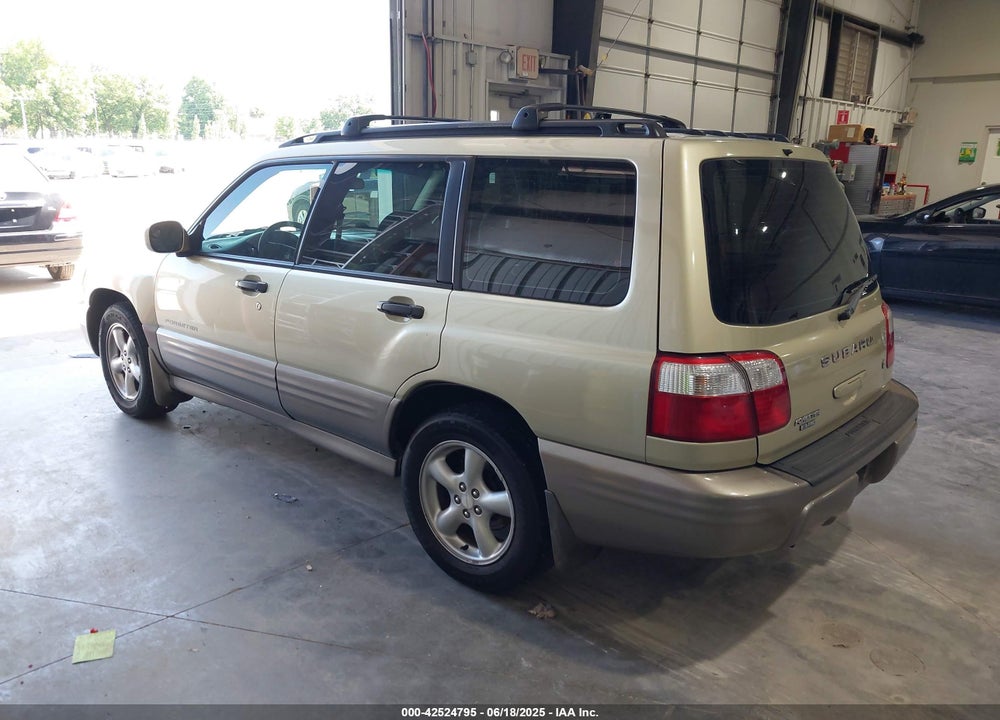 2002 SUBARU FORESTER S VIN: JF1SF65592H729414