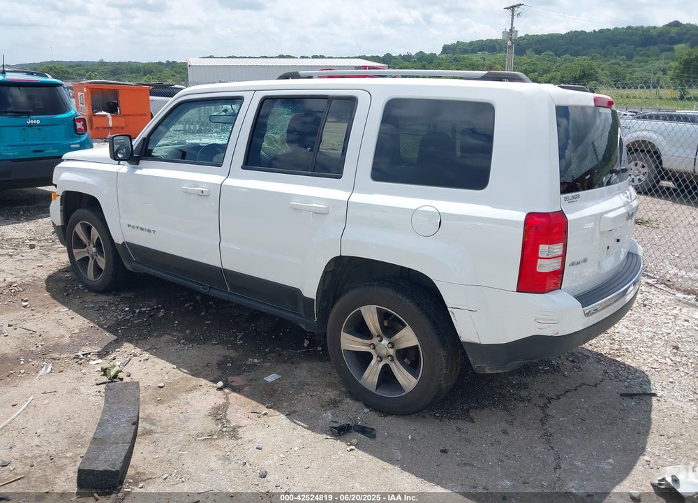 2016 JEEP PATRIOT VIN: 1C4NJRAB1GD618356