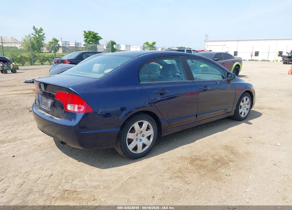 2008 HONDA CIVIC LX VIN: 1HGFA16598L005709