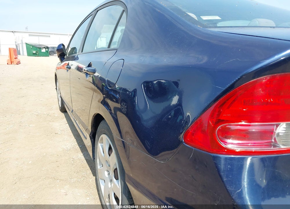 2008 HONDA CIVIC LX VIN: 1HGFA16598L005709