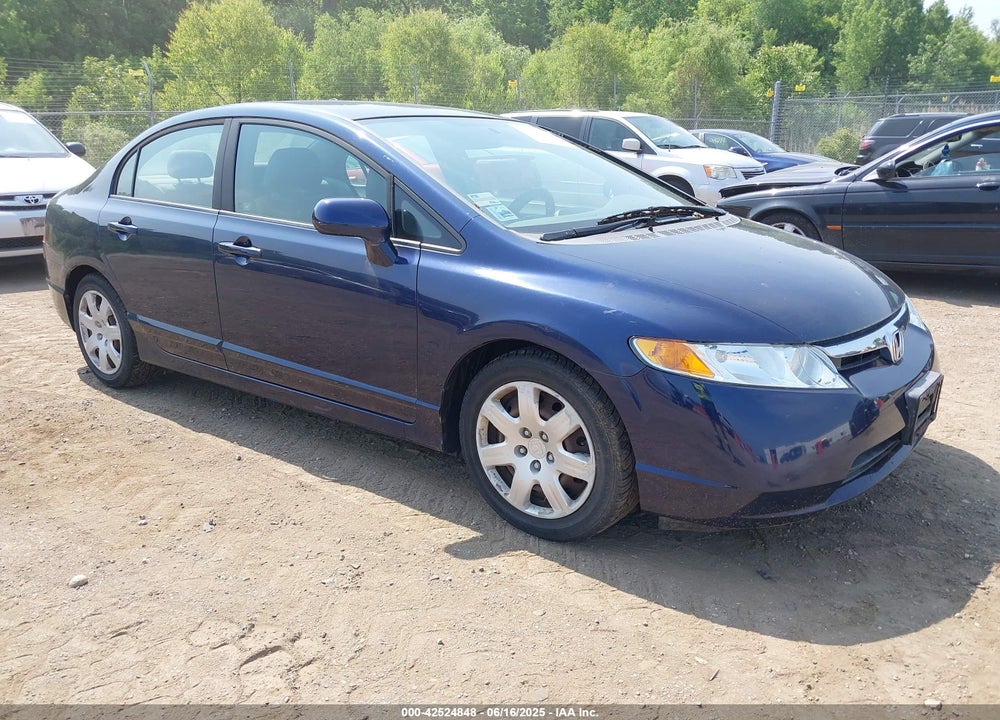 2008 HONDA CIVIC LX VIN: 1HGFA16598L005709