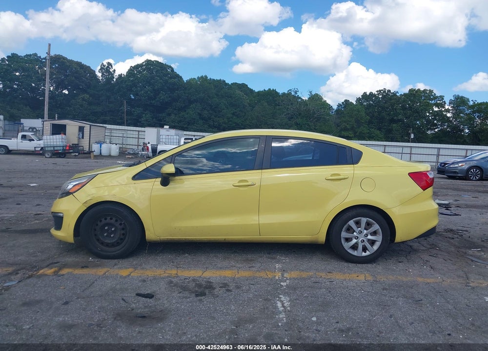 2016 KIA RIO VIN: KNADM4A37G6607619