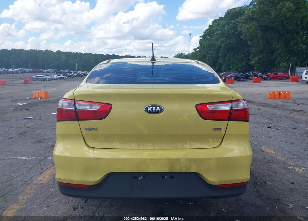 2016 KIA RIO VIN: KNADM4A37G6607619