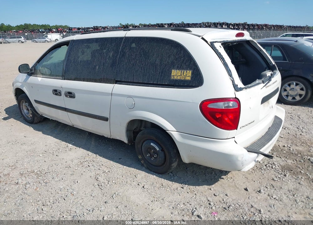 2007 DODGE GRAND CARAVAN SE VIN: 1D4GP24R27B212608