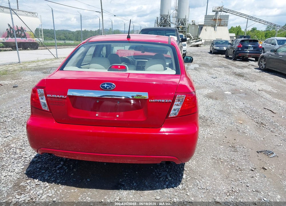 2008 SUBARU IMPREZA VIN: JF1GE61688H519256