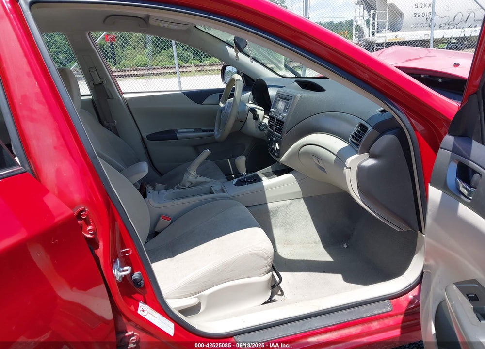 2008 SUBARU IMPREZA VIN: JF1GE61688H519256