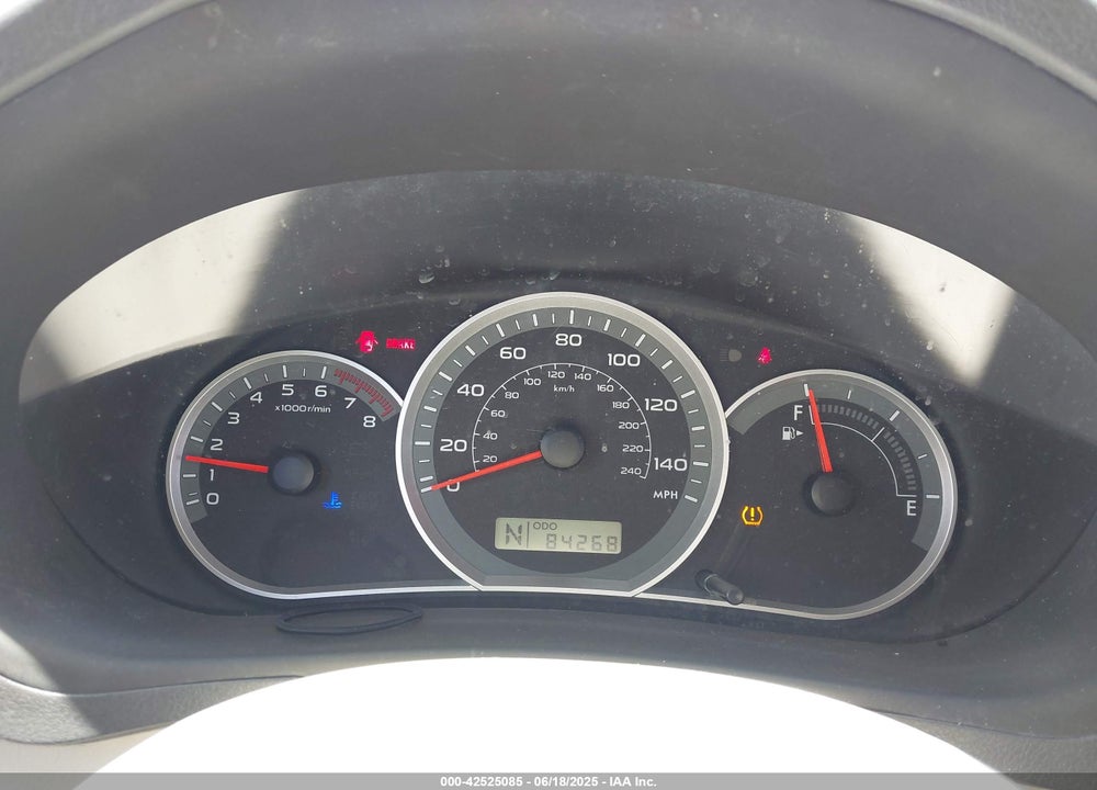 2008 SUBARU IMPREZA VIN: JF1GE61688H519256