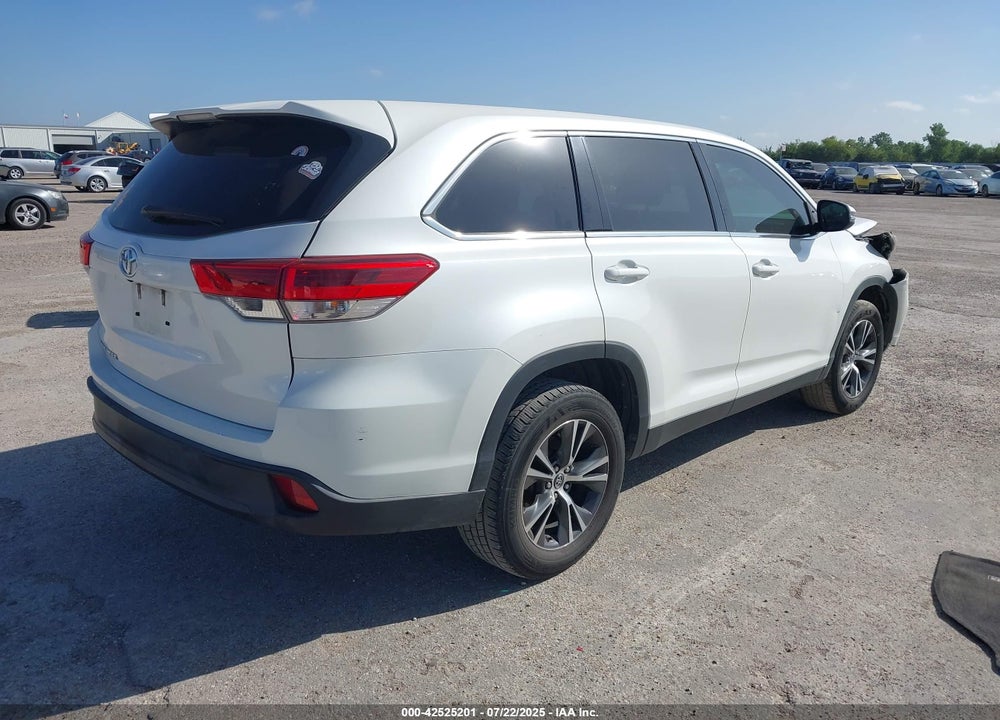 2019 TOYOTA HIGHLANDER VIN: 5TDZZRFH8KS296125