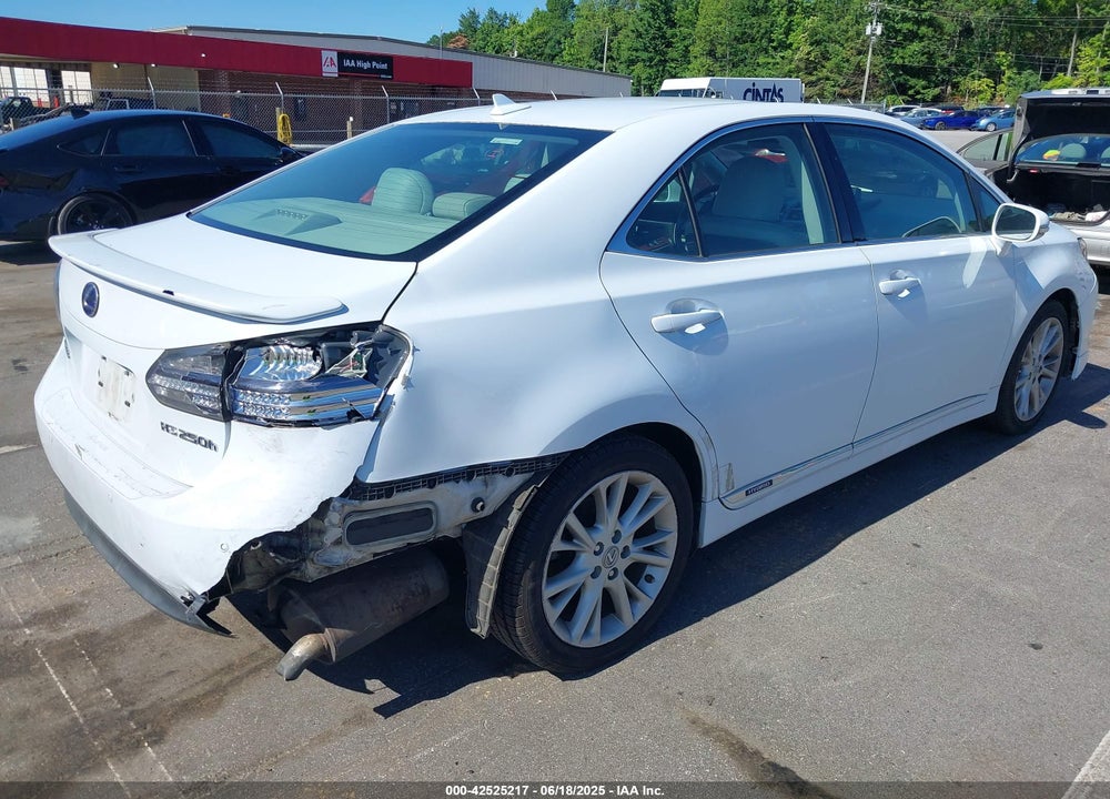 2010 LEXUS HS 250H PREMIUM VIN: JTHBB1BA7A2008681