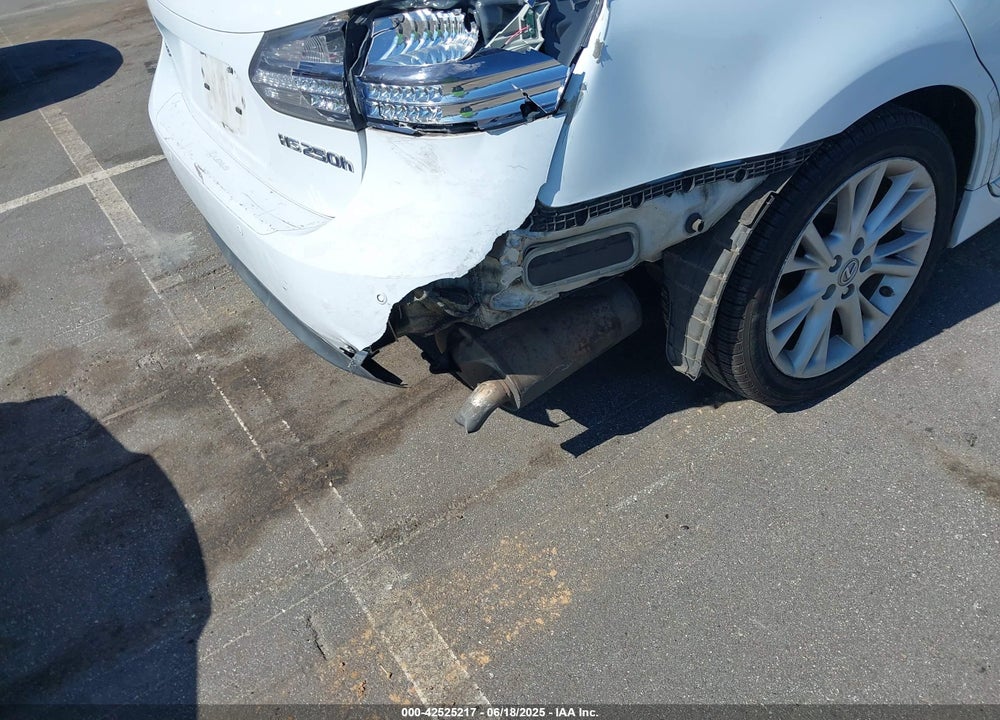 2010 LEXUS HS 250H PREMIUM VIN: JTHBB1BA7A2008681