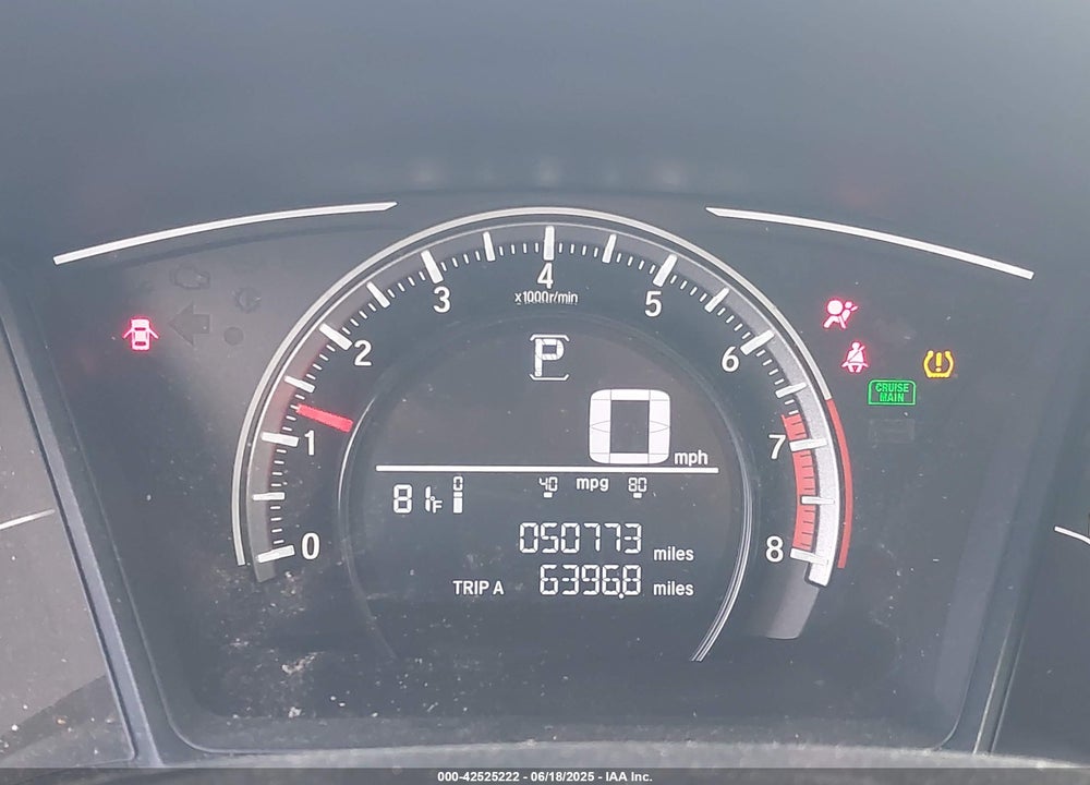 2017 HONDA CIVIC VIN: 2HGFC4B07HH303713